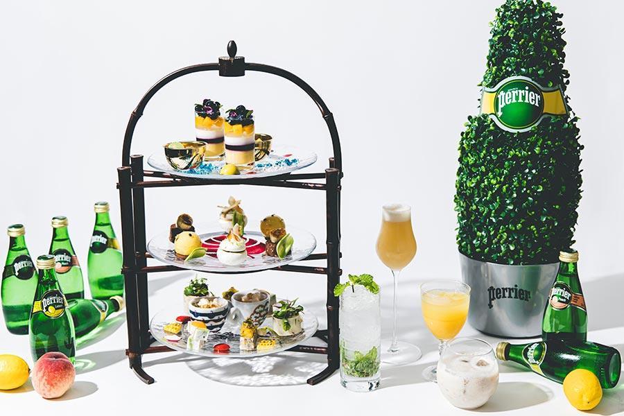 　南国をイメージした「Ｓｕｍｍｅｒ Ａｆｔｅｒｎｏｏｎ Ｔｅａ Ｓｅｔ ｗｉｔｈ Ｐｅｒｒｉｅｒ」