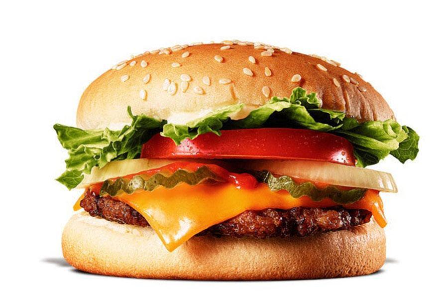 　キャンペーン対象となる「ワッパーチーズＪｒ.」（通常価格４１０円）