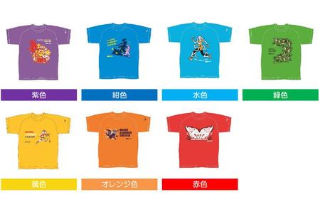 　『ｄｉｇｍｅｏｕｔ』がプロデュースする「なないろチャリティＴシャツ」（４５００円）