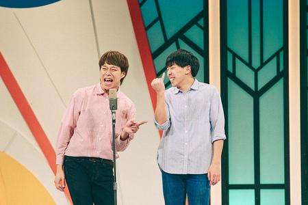 　お笑いコンビ・フースーヤ（左から田中ショータイム、谷口理）