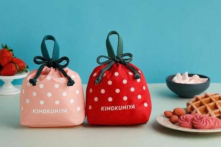 　「紀ノ国屋」で１月２０日より発売される「ストロベリースイーツバッグ」