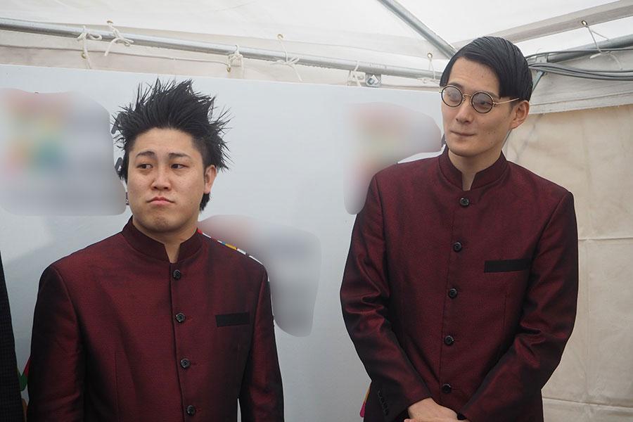 お笑いコンビ・コウテイ（2022年4月・大阪市内）