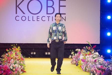 『神戸コレクション 2023』に登場した呂布カルマ（4月15日・東遊園地）