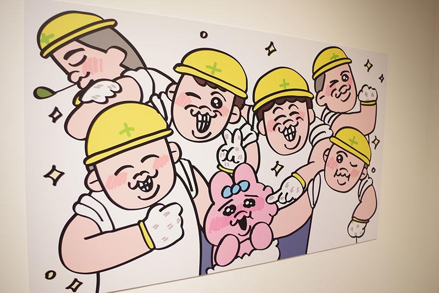 まさかの主役がイベント設営・・・大阪で「おぱんちゅうさぎ」展が無事