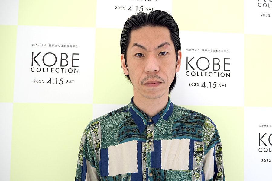 ファッションショー『神戸コレクション』に出演した呂布カルマ（４月１５日・神戸市内）