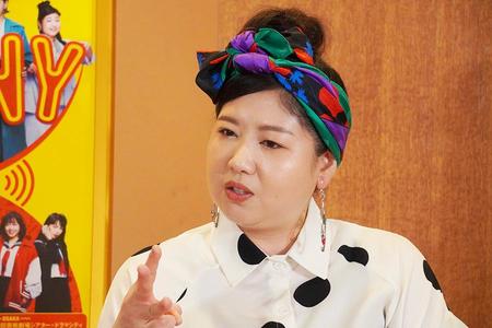 　ミュージカル『ＳＵＮＮＹ』に出演する馬場園梓（６日・大阪市内）