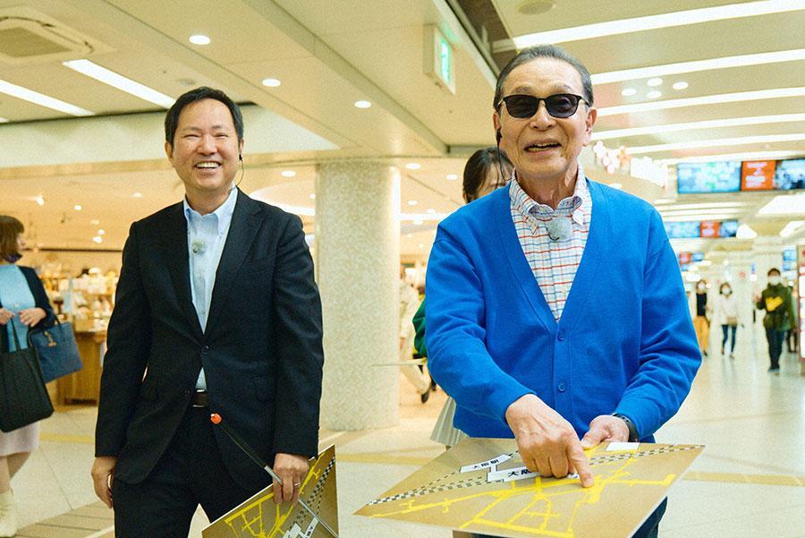 　大阪の迷宮・梅田ダンジョンを散策するタモリ一行（Ｃ）ＮＨＫ