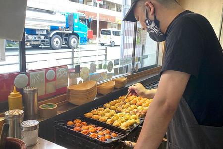 　ツイートした「たこ焼 たこば」（大阪市東淀川区）の店主・島田良太さん