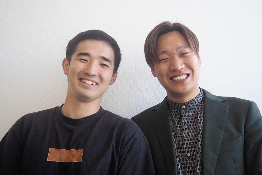 『ytv漫才新人賞決定戦』ROUND1でトップ通過後のぐろう（家村涼太、高松巧）