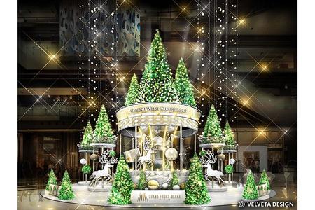 　メインクリスマスツリー「Ｊｏｙｆｕｌ－Ｇｏ－Ｒｏｕｎｄ Ｔｒｅｅ」イメージ