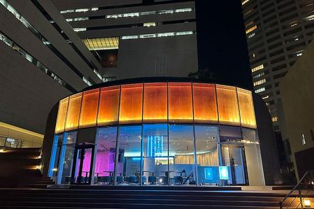 　１０月１２日にオープンする「Ａｒｔ Ｂｅａｔ Ｃａｆｅ ＮＡＫＡＮＯＳＨＩＭＡ」