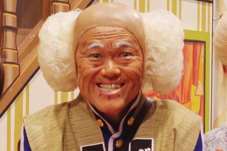 　新喜劇座員・辻本茂雄（３月８日・大阪市内撮影）