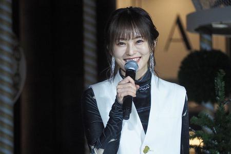 　シンガーソングライターの山本彩（１１月９日・大阪市内）