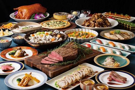 高級食材を食べ放題で味わえるブッフェ
