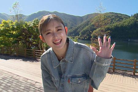 １１月２８日放送の「相席食堂」の旅人・ゆうちゃみ（Ｃ）ＡＢＣテレビ