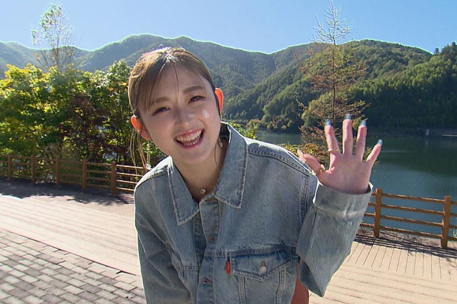 １１月２８日放送の「相席食堂」の旅人・ゆうちゃみ（Ｃ）ＡＢＣテレビ