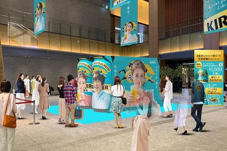 　３月２３日より「阪急ビックマン前広場」に巨大ビール缶が!?