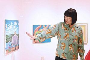 ART - しずちゃん 山崎静代 浦和のスタミナ 南海キャンディーズ 芸能人 版画 真作保証 大阪で初個展スタート！ 南海キャンディーズ・しずちゃん、絵に込める