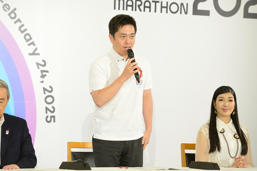 　吉村洋文大阪府知事（７月１６日・大阪市内）