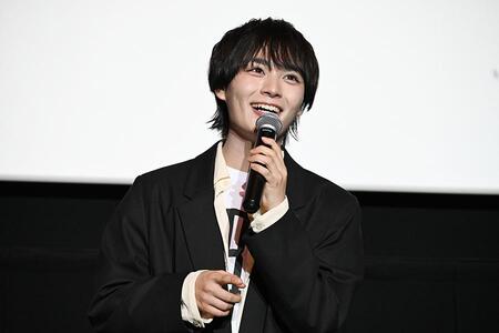 　『恋を知らない僕たちは』で映画初主演を務めた、なにわ男子・大西流星（９月１８日・大阪市内）