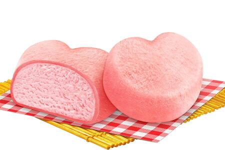 　期間限定フレーバーとして登場する「雪見だいふく ハートのいちご」（１８３円）