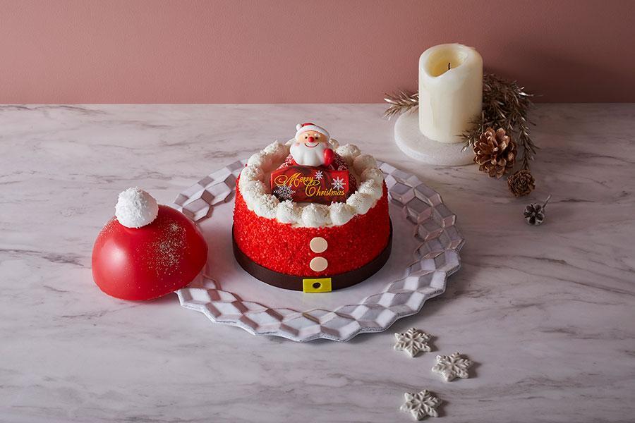 　「スイスホテル南海大阪」（大阪市中央区）の「サンタクロースショートケーキ」（直径１２ｃｍ、３８００円）