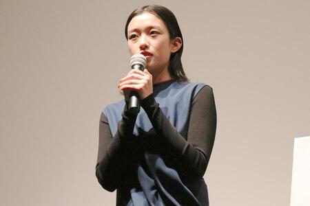 　映画『あんのこと』主演の河合優実（１２月１５日・大阪市内）