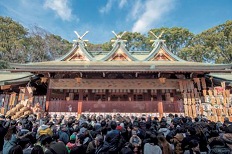 西宮神社の十日戎の様子