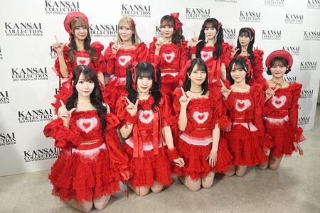 　『ＫＡＮＳＡＩ ＣＯＬＬＥＣＴＩＯＮ ２０２５ ＳＰＲＩＮＧ＆ＳＵＭＭＥＲ』にて、＝ＬＯＶＥの囲み取材の様子（３月２日・大阪市内）