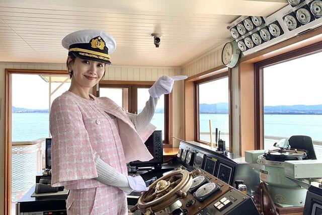 朝ドラ『おむすび』出演の妃海風、びわ湖開きで1日船長に ドラマは 