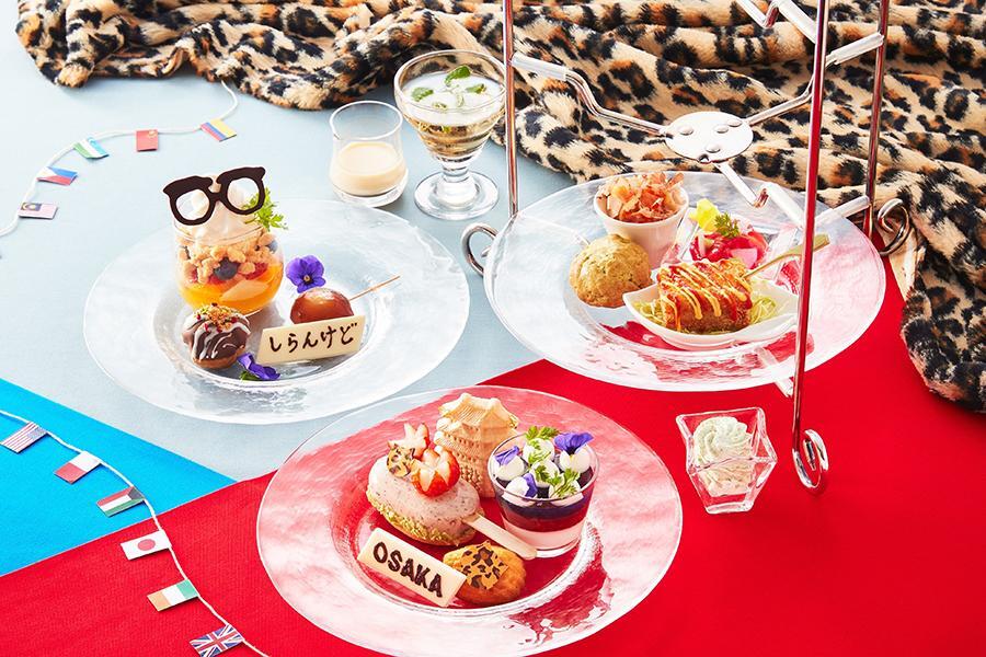 　「ホテル日航大阪」で４月１日から始まる「いらっしゃい大阪アフタヌーンティーセット」