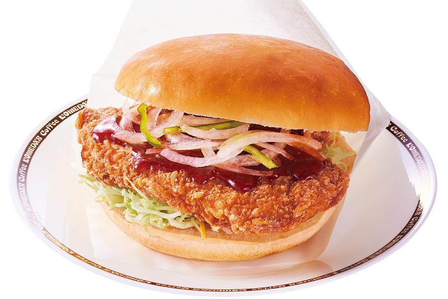 　コメダ珈琲店「鶏タツタバーガー」（７４０円～８１０円）