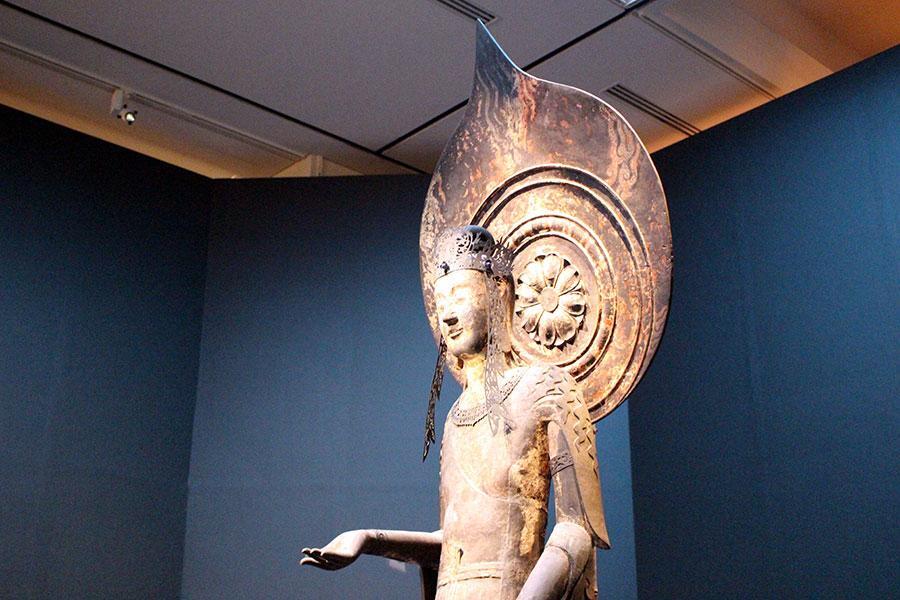 国宝　観音菩薩立像（百済観音）飛鳥時代（7世紀）　奈良　法隆寺　通期展示