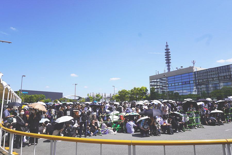 　『大阪コミコン２０２４』の様子、開演前から多くの人が