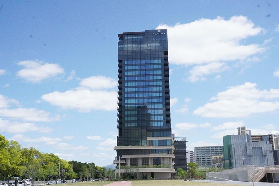 　５月１日に開業する「パティーナ大阪」。大阪城やオフィス街・谷町エリアに合うようシックなデザインに