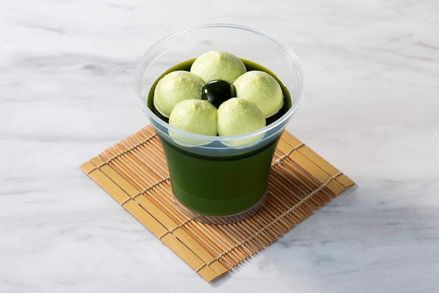 　セブン‐イレブン「もっちりお濃茶プリン 宇治抹茶」（３２４円）