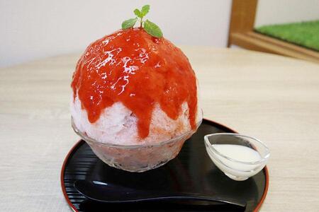 　「古都華かき氷」（１２００円）