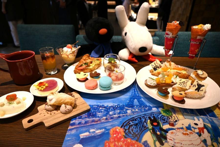 　「リサとガスパール」の絵本の世界を表現したスイーツが食べ放題