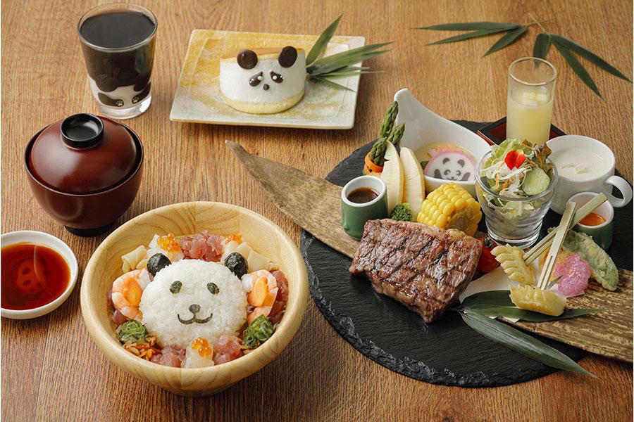 　「南紀白浜マリオットホテル」の「Ｐａｎｄａ Ｆａｍｉｌｙ Ｆａｒｅｗｅｌｌ Ｓｔａｙ」ディナーイメージ