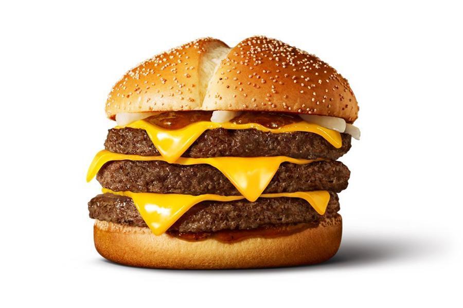 　マクドナルド期間限定メニュー「炙り醤油風 トリプル肉厚ビーフ」