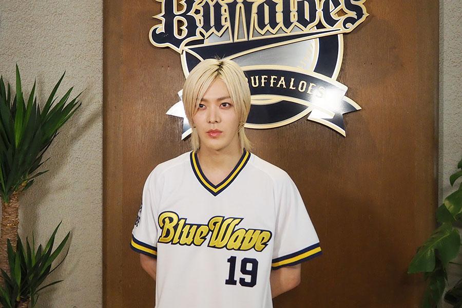 登板後の取材に応えるNCT ユウタ（6月1日・神戸市内）