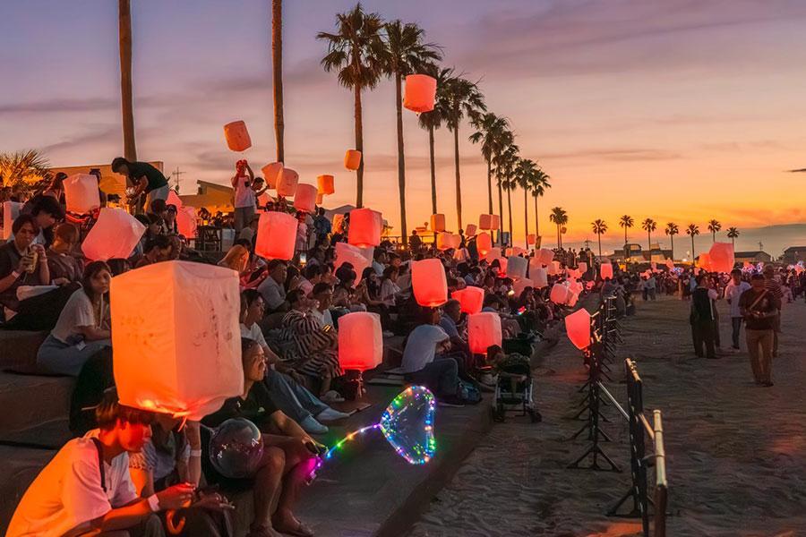 　ランタンフェスの様子