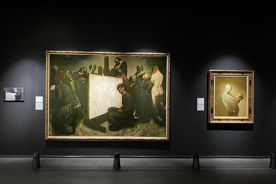 　『没後４０年 鴨居玲展 見えないものを描く』より