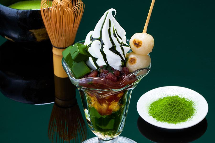 　サンマルクカフェ×祇園辻利コラボメニュー「京抹茶パフェ」（７２０円）