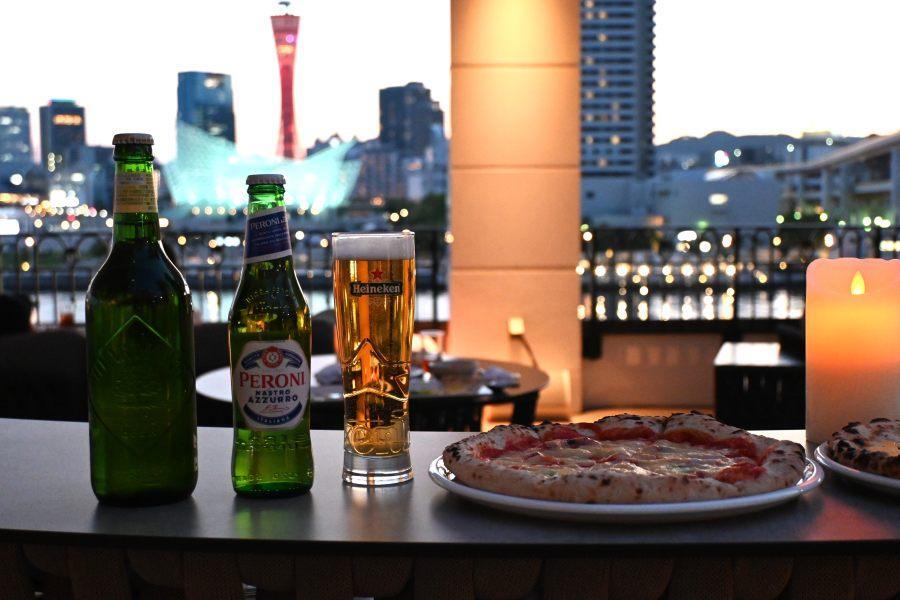 「絶景ルーフトップビアガーデン」は絶景を見ながらピザお代わり自由のスペシャル企画
