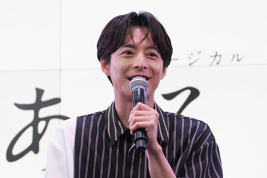 ミュージカル『ある男』の取材会に出席した小池徹平（６月１３日・大阪市内）