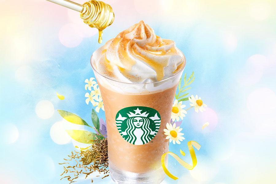 　スターバックス新作「アールグレイ ブーケ ＆ ティー フラペチーノ」（６６８円～）