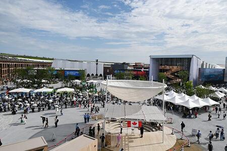 　『２０２５大阪・関西万博』６月１８日・１６時の会場の様子