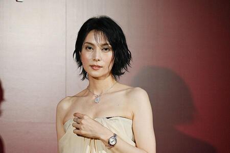 　『オメガ』の新作発表会に登場した柴咲コウ（６月１８日・京都市内 撮影：Ｌｍａｇａ．ｊｐ編集部）