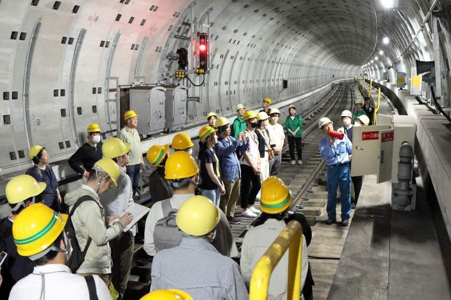 　『ミッドナイトトンネルツアー』で千里中央駅と箕面船場阪大前駅の間を探検（５月１６日／北大阪急行電鉄）